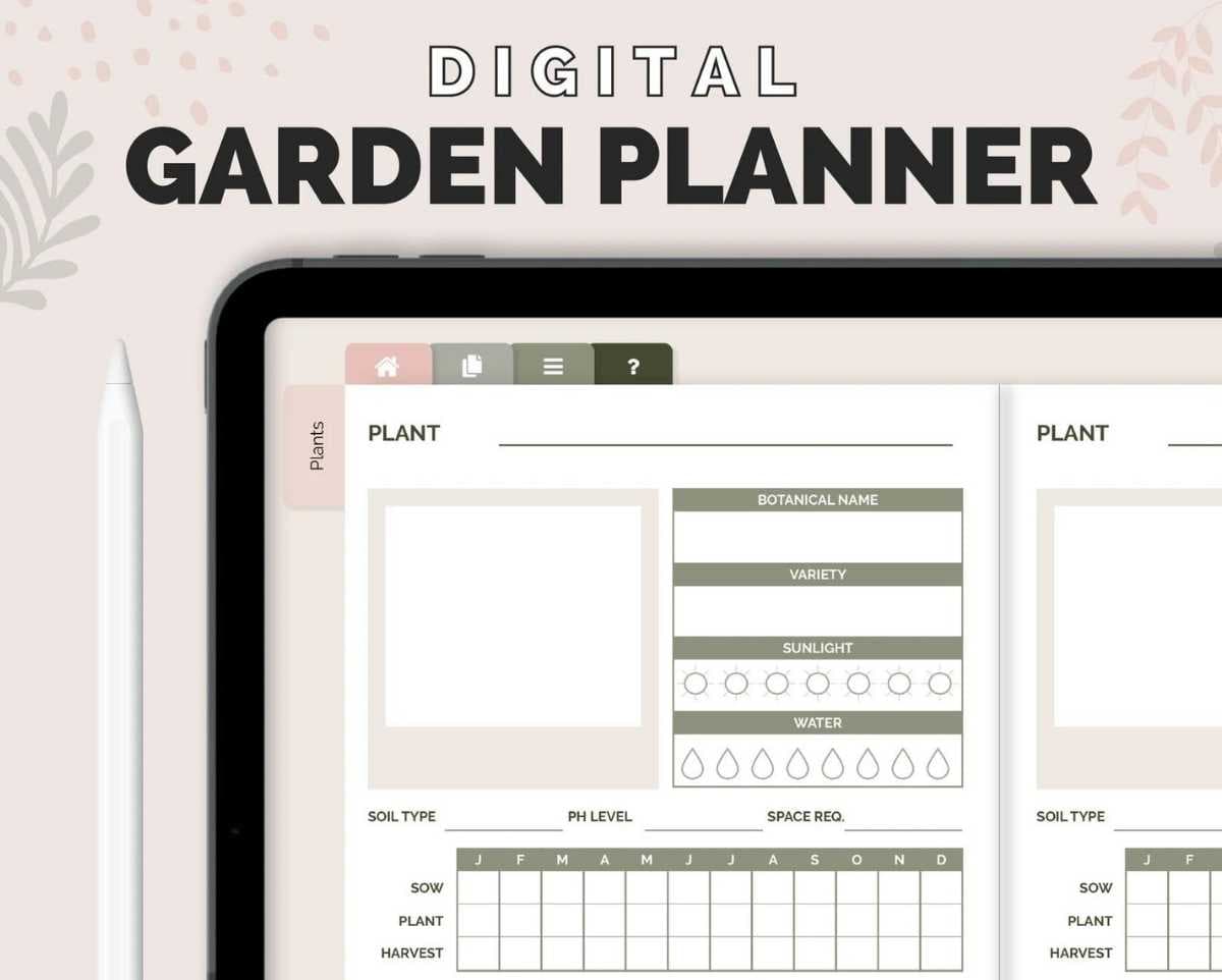 Digital Garden Planner: The Perfect Tool for Every Gardener!