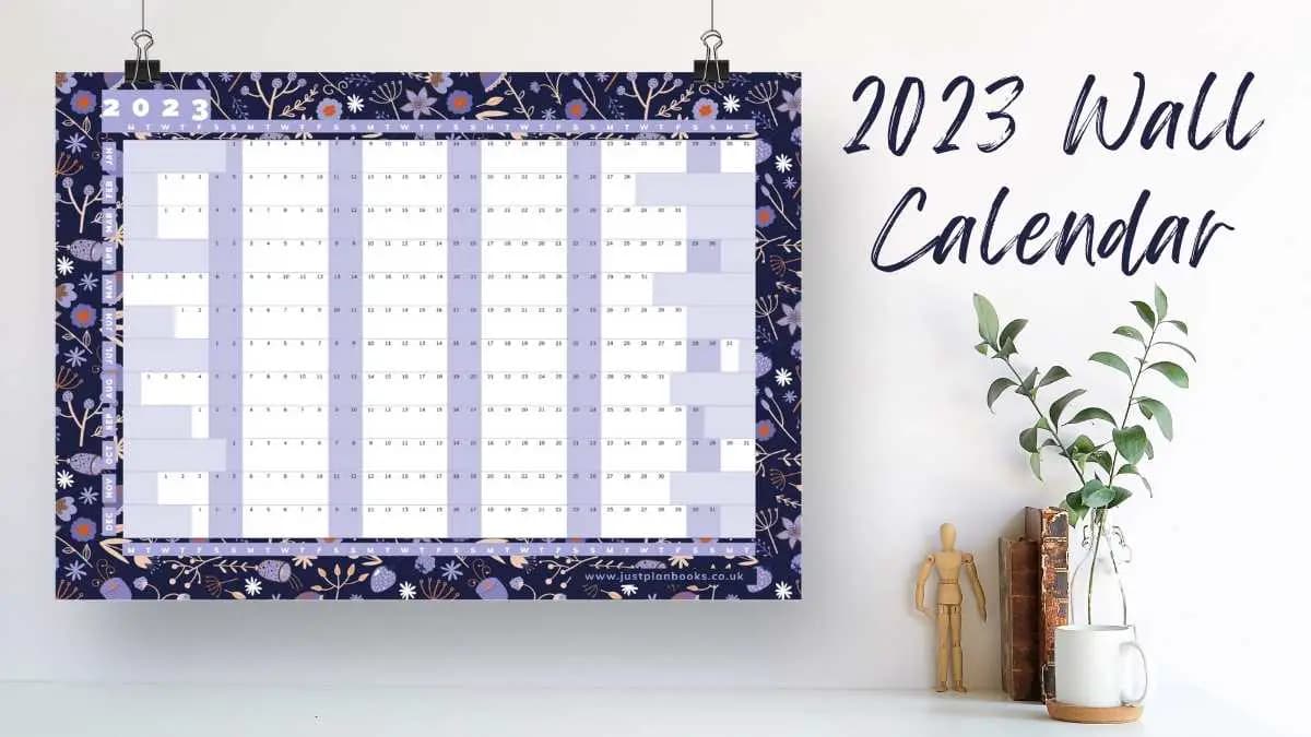 Extra Large Wall Calendar 2023