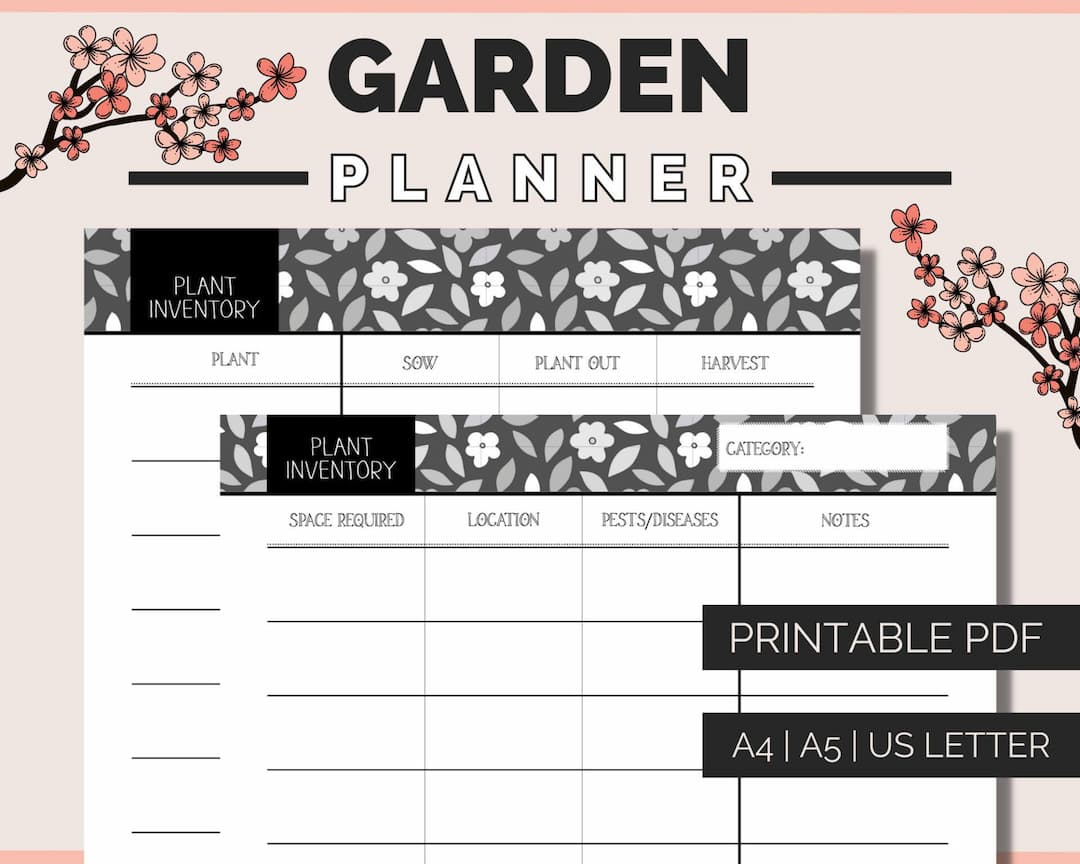 The Ultimate Printable Garden Planner: Organise, Plan, and Thrive ...