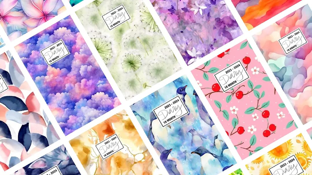 Featured image for 2023 - 2024 18 Month Diaries