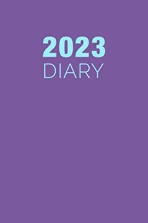 2023 Weekly Diary Iris Purple