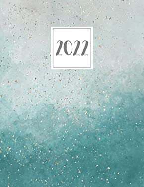 Blue Watercolour Abstract DIary