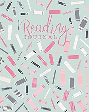 Duck Egg Pink Books Pattern