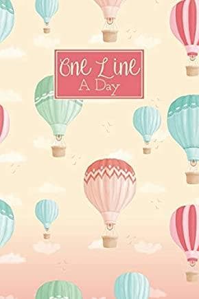 Hot Air Balloons Line A Day Journal