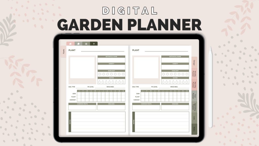 Digital Garden Planner