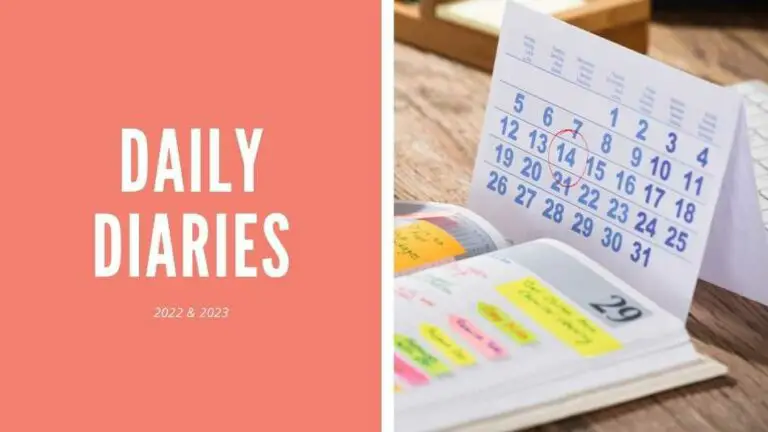 Daily Diaries Banner