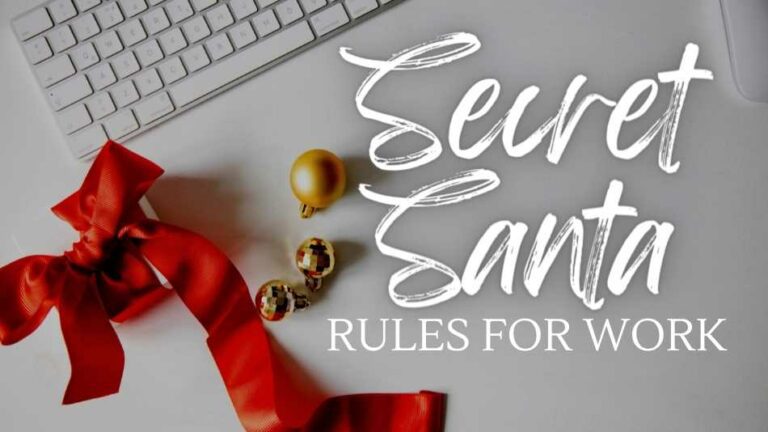 Secret Santa Rules for Work